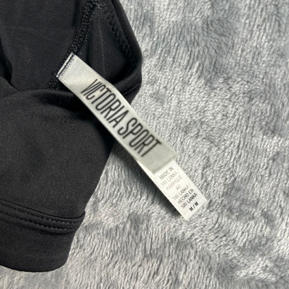 Victoria Sport Black Strappy Back Sports Bra M/M - Picture 4 of 5